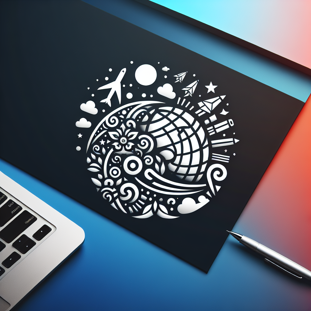 A logo for a site dedicated to exploring creativity and imagination on a global scale, capturing the essence of creative expression in a bold and innovative design that showcases a sense of wonder and adventure.