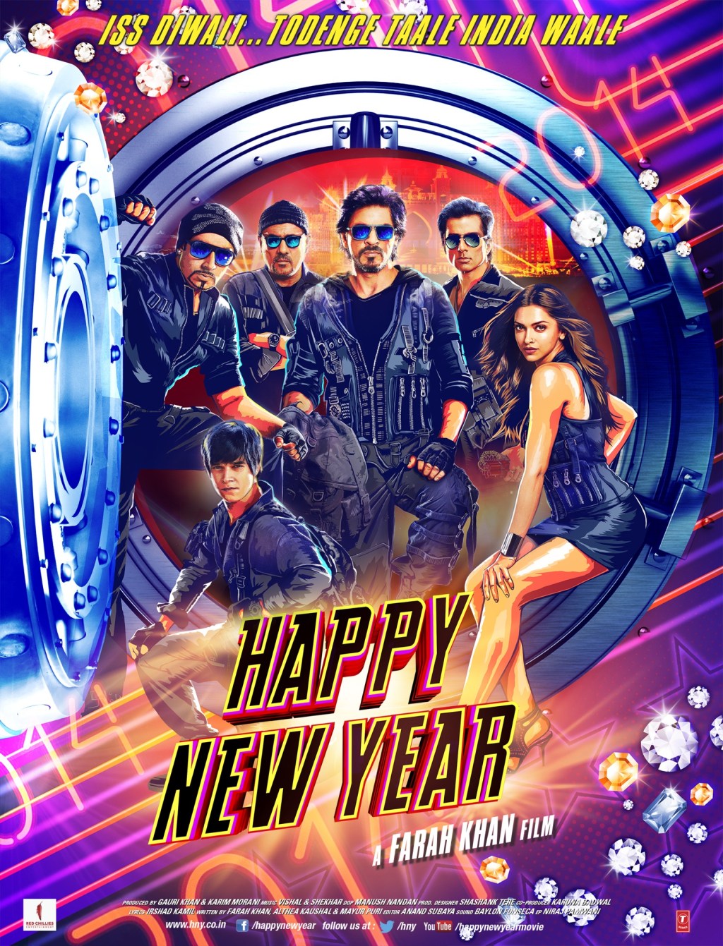 Shah Rukh Khan Shines in the Hilariously Thrilling Happy New&nbsp;Year